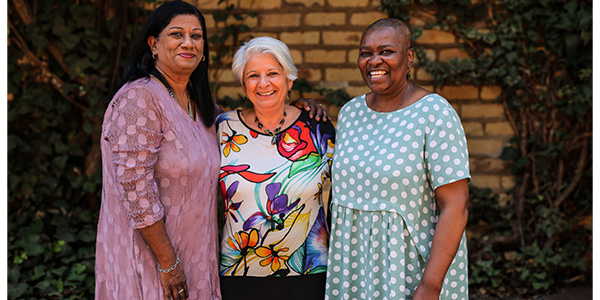 Prof. Varoshini Nadesan, Prof. Annamaria Campanini and Dr Busisiwe Nkala-Dlamini